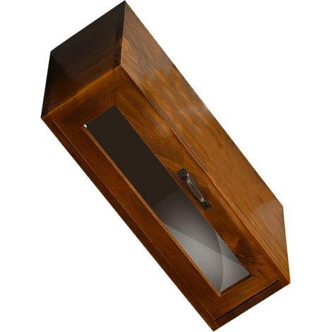 Support Surélevé Vintage en Bois Tiroir, Boîte de Rangement Bureau Multifonction, Support D’ordinateur Portable Compact pour Maison et Bureau, Organisateur Table Optimisé (1/5)