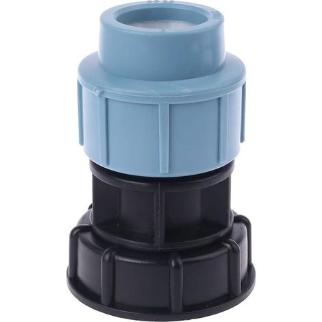 Adaptateur pour réservoir IBC S60X6 vers raccord de tuyau droit 32 mm - Crezuo (1 pièce) (1/4)