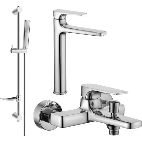 Mexen Lynx DF72 set bagno, cromato - 745913DF72-00 (1/4)