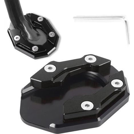 Piastra di estensione per cavalletto laterale, cavalletto laterale per moto, cuscinetto di estensione per cavalletto laterale, accessori per scooter, cavalletto laterale per moto (1/5)