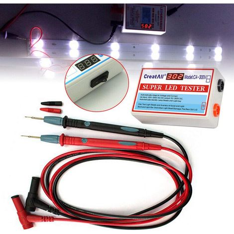 Testeur de lampe LED et de rétroéclairage TV 18w, testeur de réparation de barre lumineuse LED 0 - 300V, affichage numérique pour la réparation de téléviseurs testeur de rétroéclairage pour applicatio
