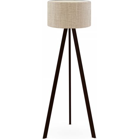 Lampada da terra, lampada da terra, illuminazione per soggiorno Lamp Beige