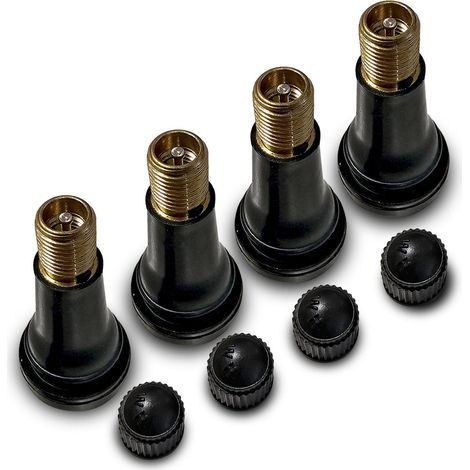 Lot de 4 valves de pneu en caoutchouc tr413 (1/4)
