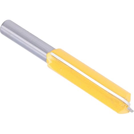 Fraise droite en acier au tungstène pour défonceuse à rainure en serrure, fraise à bois pour le travail du bois tendre (1/5)