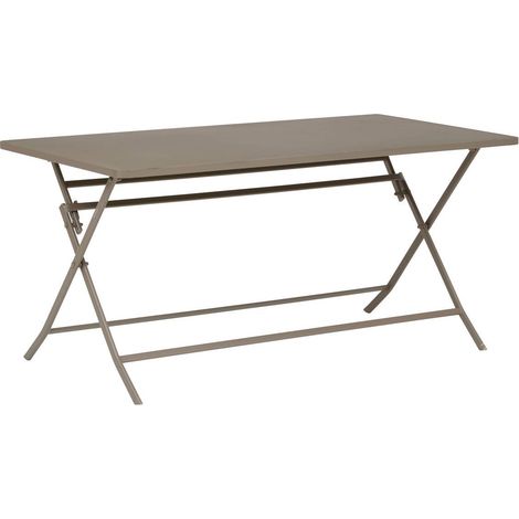 Gartentisch Greensboro 6-Sitzer klappbar Kaffee 150x80cm - Hespéride (1/5)