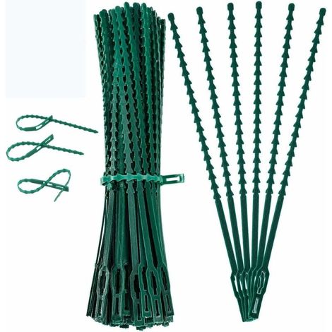 100 Pieces 170 mm Attache de Plante Liens Réglables de Jardinage,Attache et Soutien pour Plantes,Attaches de Câble de Jardin pour Aider à Soutenir Les Plantes,Vignes Jardinage (1/5)