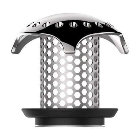 Filtre à déchets – récupérateur de cheveux – crépine en acier inoxydable argenté