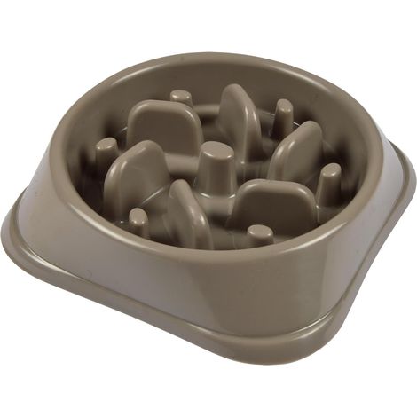 1 Gamelle Anti-Glouton Plastique Diamètre 20cm Lavable Lave-Vaisselle Pour Chien Chat (1/3)