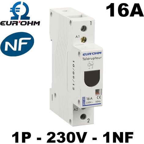 Télérupteur unipolaire 16A - 1F (1/3)
