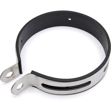 Support de fixation pour silencieux moto – bride de suspension en acier inoxydable, longueur 11 cm, lot de 1