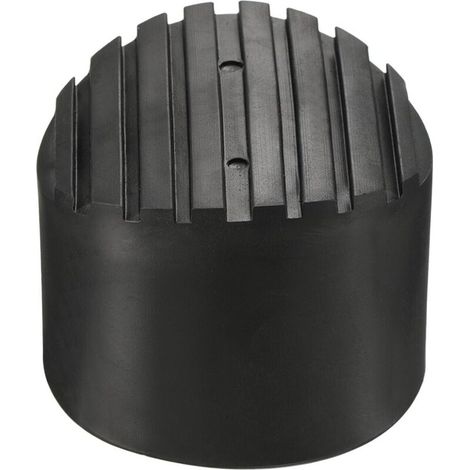 Rutschfeste Leiterfüße, 68 mm Innendurchmesser, runde Gummimatte für Teleskopleitern, Zubehör, Polsterbezug zum Schutz von Leitern, schwarz, 2 Stück (1/4)