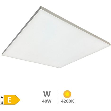 Panneau LED encastré Ubari 59,5 x 59,5 cm 40 W 4 200 K sans cadre