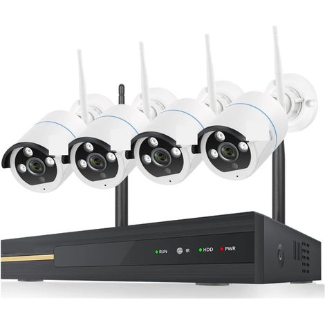 Système de caméra de sécurité à domicile 8CH système de vidéosurveillance sans fil 1536P 1080P NVR Wifi extérieur 3MP AI caméra IP 2 voies système de sécurité Audio vidéo Surveillance Ki ( Size : 3T , (1/5)