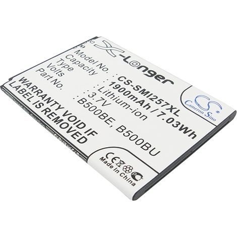 NX - Batterie téléphone, smartphone, GSM pour Samsung S4 mini 3.8V 1900mAh - B500BEB500