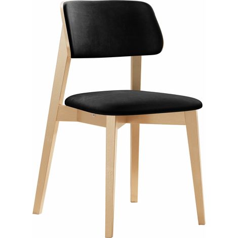 Silla Dearborn 100, Haya, 80x46x49cm, Tapiz, De madera, Madera