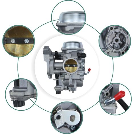 The PD35J motorcycle carburetor fits CVK36 CAT ATV350 366 400 models without enrichment valve.--DTEKGAZ