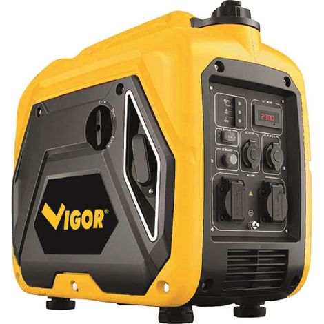 Vigor Generatore di corrente inverter Motore 4 tempi 798 cc Potenza 2000 W 2 prese 230 V
