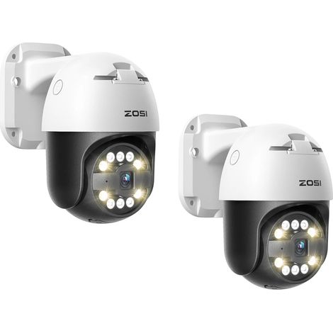 Caméra de sécurité, détection IA, audio bidirectionnel, 5MP Pas de carte TF x 2 (1/2)