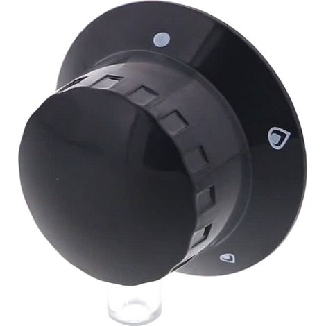 CALIFORNIA EUR, MANETTE Plaque GAZ NOIRE 4737 12h 6mm 22mm (1/2)