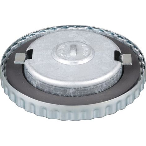 Alpina – Bouchon de réservoir adaptable avec aération et verrou – Métallisé blanc – FGP360801 (1/2)