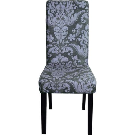 Stretchable spandex chair covers for dining room, removable, washable, for hotel, banquet, dinner, meeting, celebration (Europe 15, 6 pieces) (1/5)