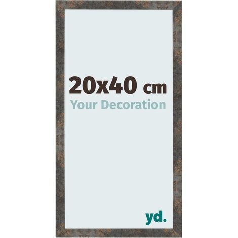 yd. - Cadre photo 20x40 - Metal Oxyde - MDF - Bologna