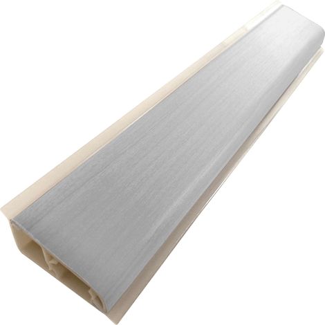Alzatina bombata per cucina col. bianco mt 3 - 5 pz