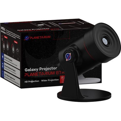 Galaxien- und Sternenhimmelprojektor, Galaxienprojektor fürs Schlafzimmer, Nebel mit 360°-Drehung, mit Einstellknöpfen und Timer. (1/5)