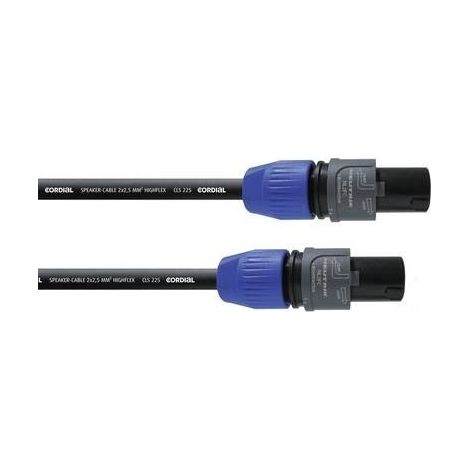 Cordial Altoparlante Cavo [1x Spina SPK - 1x Spina SPK] 2 x 2.5 mm² 5.00 m Nero (1/3)