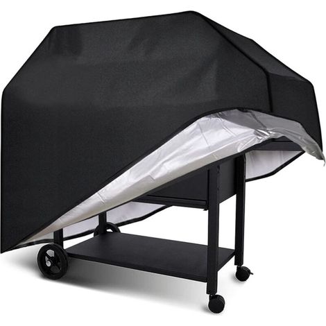 Gasgrillabdeckung, rechteckige Outdoor-Grillabdeckung, 210D wasserdichte Abdeckung, wasserdichte Grillabdeckung gegen Wind, UV, Staub, Schnee (1/5)