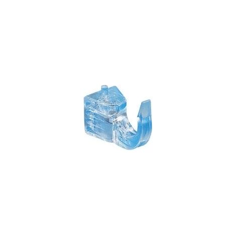 Crochet - Charge : 4 kg - Décor : Transparent - Matériau : polycarbonate cristal - FOSUN
