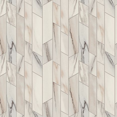 Mosaïque effet Marbre Blanc Aurora Para 31,8x26,1x0,9 cm Brillant Magnaro - Mur intérieur (vendu par carton de 0,49 m²) - RO'MA CARRELAGE