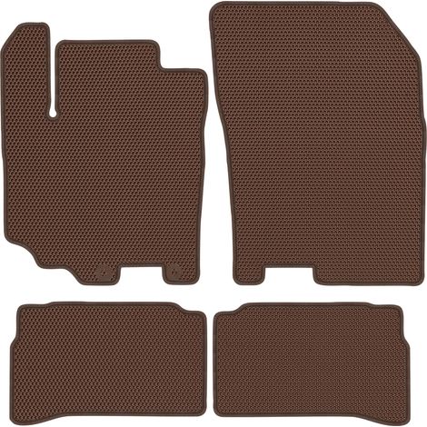 Tappetini dedicati per Suzuki Vitara II dal 2014 - EVA A NIDO D'APE MARRONE (1/5)