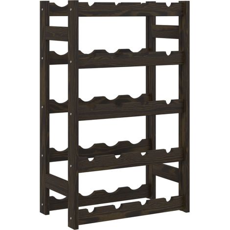Cave à vin pour 20 bouteilles en pin bois usage quotidien (1/4)