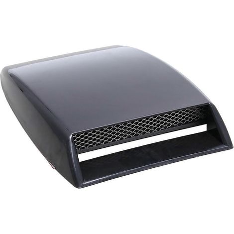 Grille d'aération universelle pour capot de voiture, prise d'air de course, cache-capot (noir)-Black