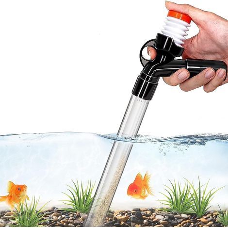 Aquarium-Kiesreinigungsset mit langer Düse für Wasserwechsel und Filterkiesreinigung (1/5)