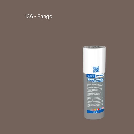 Rinnovo fughe sbiadite ripristinare pavimento ultracare fuga fresca 160 gr colore- fango - 136 - confezione 1