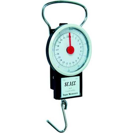 Balanza con gancho analógica de 22,0 kg Ladydoc 04104