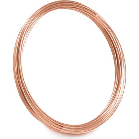 20PZ FILO DI RAME COTTO Ø filo mm.1,0 mt.7