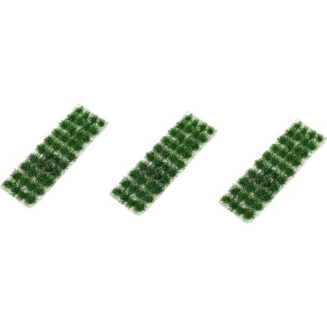 Clusters Herbe Miniatures Décor De Table Matériaux pour Modèles Militaires Simulation De Paysage Set De Touffes Herbe Irregulières (1/5)