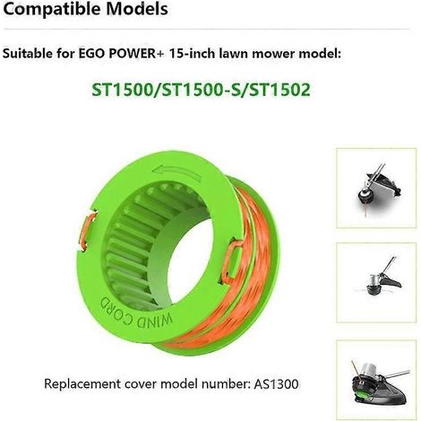 Ersatzspule (2 Stück) für Ego Power+ O9x Schneidgerät, Modell AS1300 (1/4)