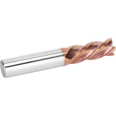 Fraise 2 tailles carbure tungstène 12x75x12D, lot de 4 outils CNC défonceuse métaux, fraise coupe hélicoïdale acier, fraisage professionnel (1/5)