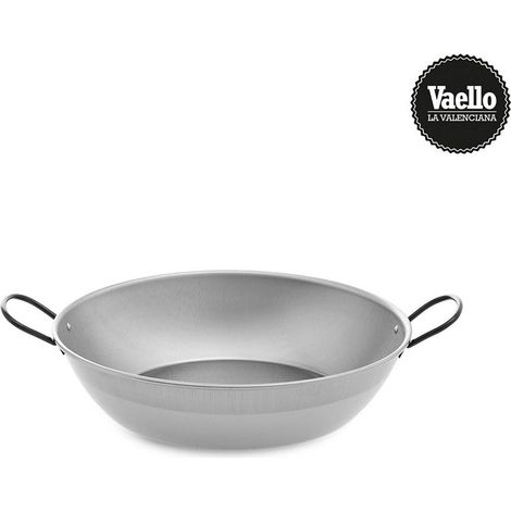 Polierte tiefe Bratpfanne mit Griffen ø30 cm Vaello