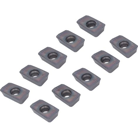 10 plaquettes de tournage carbure pour fraiseuse CNC, outils de découpe bois et métal, lot de 10 pièces (1/5)