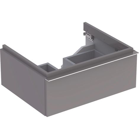 Geberit 840262000 ICON mobile per lavabo 60 cm con un cassetto, colore platino finitura lucido | Prezzi e offerte su Tavolla.com (1/5)