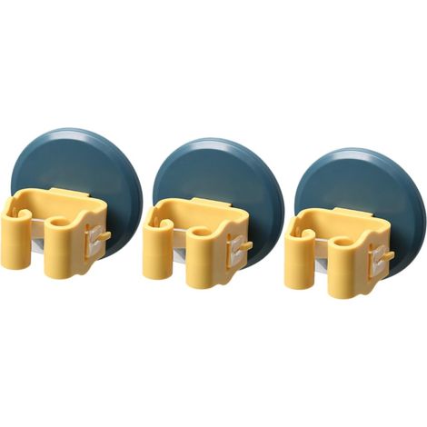 3 supports à balais, jauges de bouchon, pinces à balai pour le travail du bois, pinces à balai-jaune (1/5)