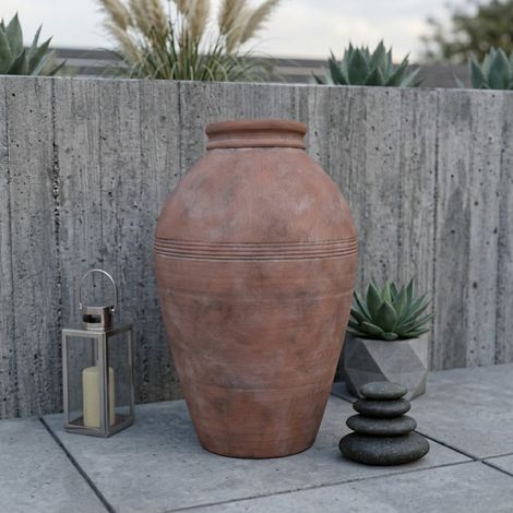 Antique Terracotta Olive Pot (1/2)