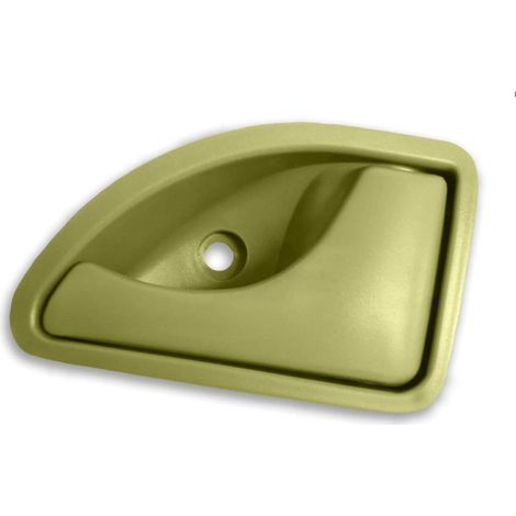Poignée de porte interieur verte avant droite Kangoo Twingo (1/4)