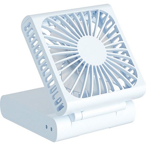 Ventilateur Portable - Batterie Intégrée - 3 Vitesses - Rotation 180° - Pour Bureau Cou - Extérieur - 1 Pièce (1/5)
