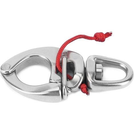 Mousqueton à œil Rapide, Mousqueton de sécurité à œil Rapide, Rotation à 360 °, Haute dureté, Mousqueton de Bateau en Acier Inoxydable 316 pour Yacht, Camion, Voiture,.